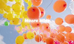 Fun Blowing Up Handful of Balloons Then Sits To Pop All of Them!