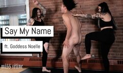 Say My Name | Ballbusting Slave Gets Bullied By Two Goth Girls Part 1