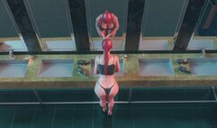 SHEMALE DESTROY HER ASHOLE AND CUM ON HER FACE