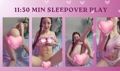 Let me show all the things I would do at a sleepover party