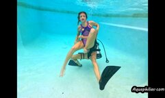 Aquaphilias- Kilo and Mya- Underwater SCUBA Ambush of an innocent interloper- PERIL CPR