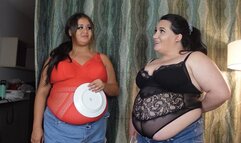 Waitresses Tease Fat BHM Customer