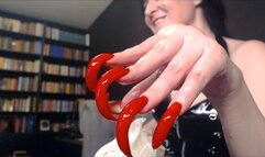 latex and lube play with wet nails sept 2023