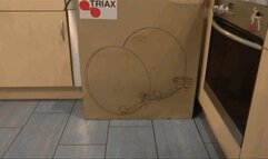 Cardboard boxes trample 6