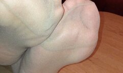 Nylon soles on the table