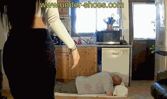 Our extreme 20 YO Goddess Miss Celia high heels destruction (EXTREME VIDEO)