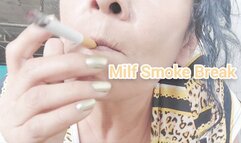Milf Smoke Break