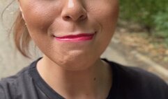 Jogging in the park while I smoke