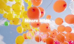 Looner Moore Bliss Blows Up and Sit 2 Pops a Handful of Beautiful & Colorful Balloons! ????