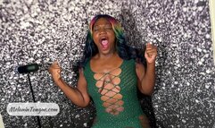 Wide Mouth MelaninTongueQueen shows off her Legendary Yawns