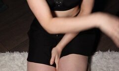 Miss Lana Hard Chastity cage Ball Squeezes