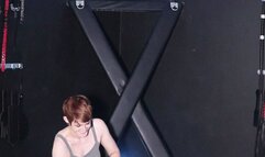 Mistress Loow and Miss Lana Ball Stomping Board in Doc Martins