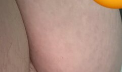 Making myself cum while inflated