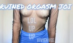 Jerk Off Instructions Ruined Orgasm Stroke for tits and get a surprise! femdom Princess VivienVee Teases and Taunts with tits and breasts until you can't take it anymore Ruined Orgasm, verbal humiliation, loser acceptance, virgin awards