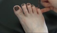 Toenail polishing by me