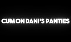 Butt massage in robe ends with cum on her panties!