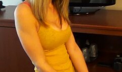 Danielle - Handcuffed and Shackled Key Search in Jean Shorts (AVI)