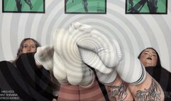 Mesmerizing with our sweaty smelly socks POV