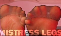 Goddess Feet In Wet Tan Knee Socks With Reinforced Toes Teasing You In Bath (MP4 HD)