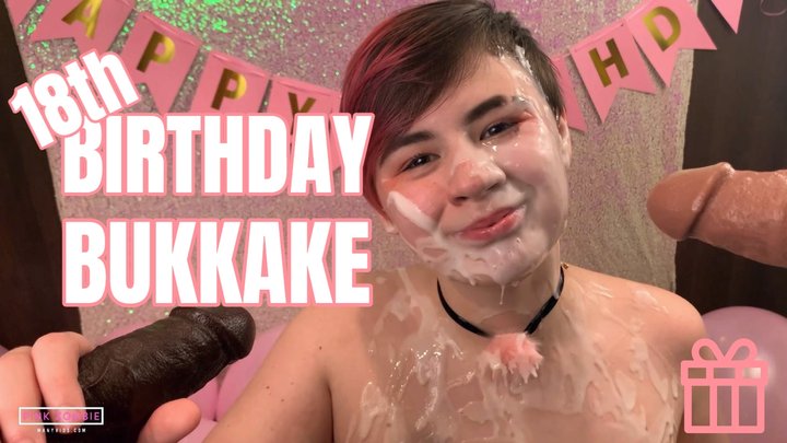 18 Bukkake - Teens 18th Birthday Bukkake