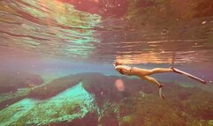 Public springs freediving with partial nudity part two