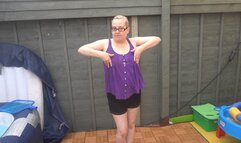 stripping in shorts and underwear