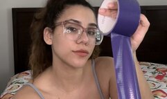 Watch Violet gag herself