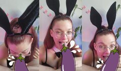 Playboy bunny blowjob