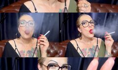 Marlboro reds 100s - Deep Inhales - I pierced the cigarette filter, to receive more nicotine in my black lungs and feel the flavor better, I liked it and recommend it