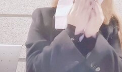 Blowing my nose, honking at the airport