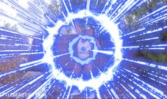 EVIL Cosmic Tsunami shrinks man and sucks him into his ASSHOLE