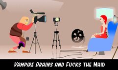 Biting Vampire Fucks and Drains the Housemaid