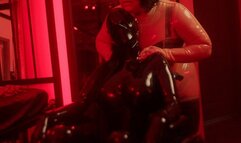 Rubber Doll Strap-On Shibari Suspension Fucking