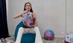 deflating a bunch of balls