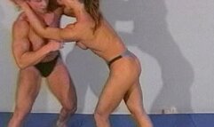 ***WeekEnd Special*** Topless Girl vs Girl Mat Action Charlene Rink and Michelle Ivers