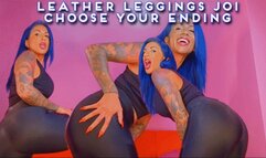 Shiny Leathet Legings JOI Choose Your Ending