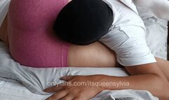 Farting All Over His Face in Booty Shorts