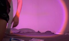 Looner fun with neon balloons, butt plug, and dildo