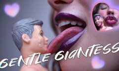 Gentle giantess sticky kiss 2 (dark purple)