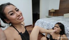 ASKING FOR MY FRIEND TO SWALLOW MY FEET - VOL #586 - NEW GIRL NAMY LI - FULL VERSION
