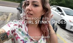 Skater Girl Stinky Shoes with Capri and Alice