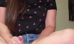 Chewing up and Spitting out a Treat for My slave to Eat