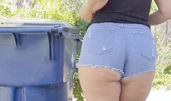 Blackmail-Fantasy for Neighbors Ass in Daisy Dukes Shorts