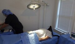 Dr Jess examines and performs handjob on her ICU patient