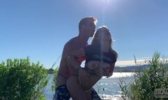 Sex by the River Las Vegas Wash Morning Sex Fucking and Sucking