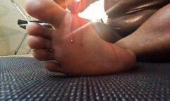 Dripping Hot wax on Soles 4k