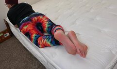 Dylan actively poses their bare feet (720)