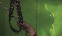 Cindy Behr Puts A Cock Ring On Her Sex Slave And Fucks The Attached Dildo