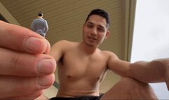 "Dude, Where's My Tiny Roommate", Trapped Outside - MKV