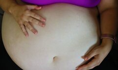 Jiggling Exercise with Belly Stuffing Reward